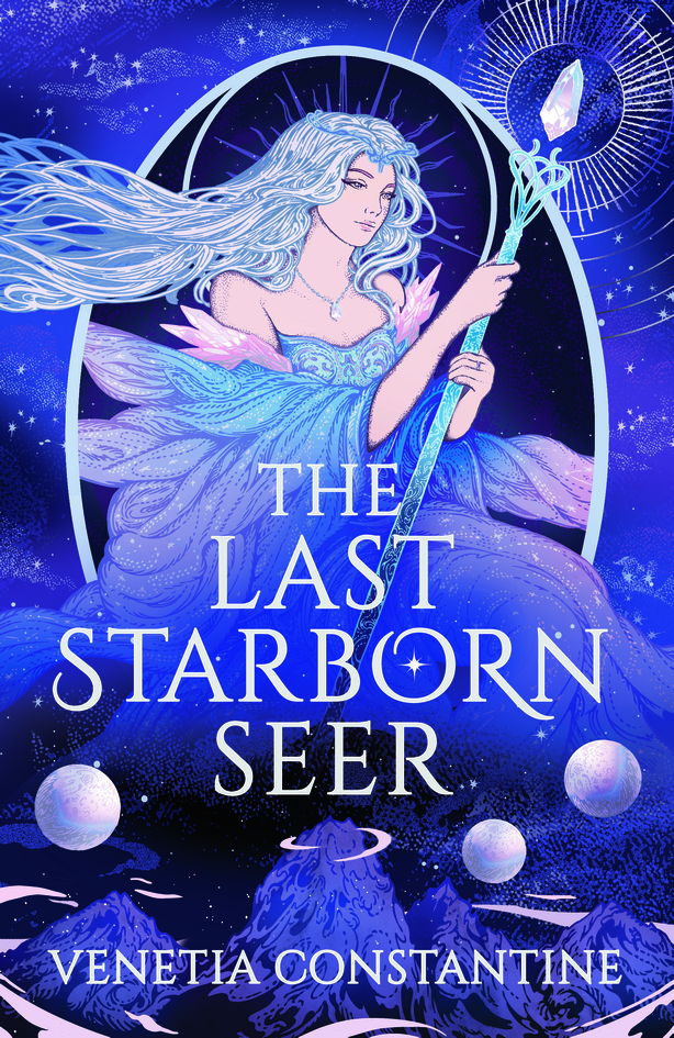 Book cover for The Last Starborn Seer by Venetia Constantine